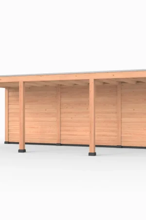 Douglas overkapping, 750 x 300, met achterwand, Westwood Elegant Goedkoop